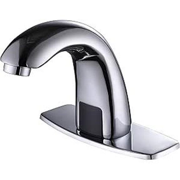 Charmingwater Touchless Chrome Bathroom Sink Faucet