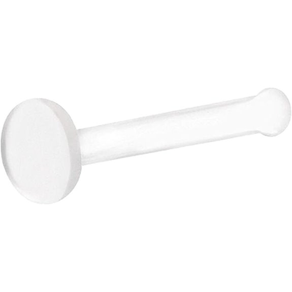 Flexible Acrylic Nose Retainer 16G-20G Clear Piercing Jewelry