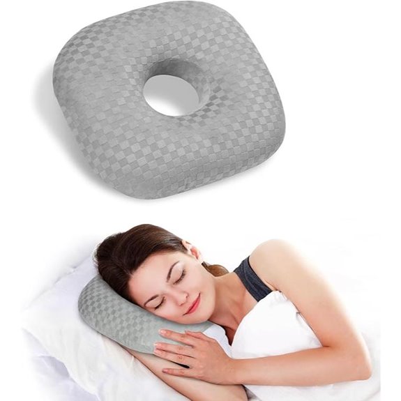 Ear Piercing Pillow for Side Sleepers