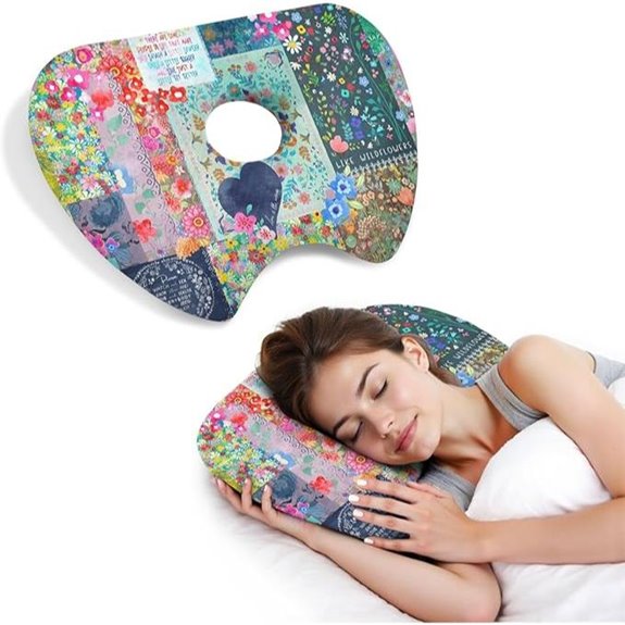 Ear Piercing Pillow for Side Sleepers