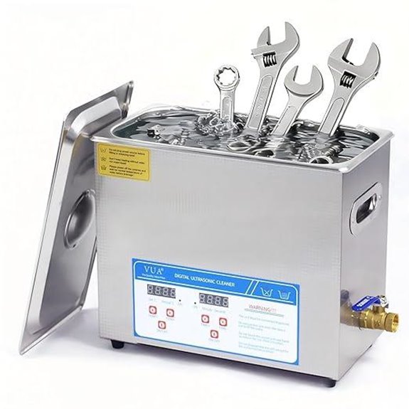 VUA 6L Commercial Ultrasonic Cleaner with Timer