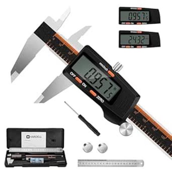 Hardell Digital Caliper 6 Inch with LCD Screen