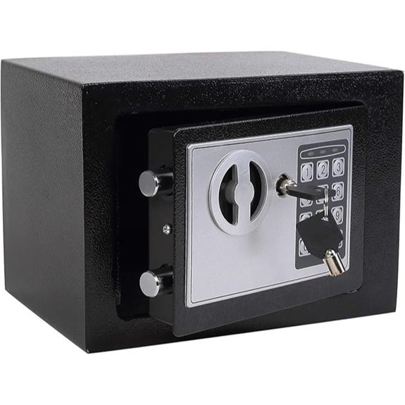 Yuanshikj Electronic Digital Security Safe Box Black