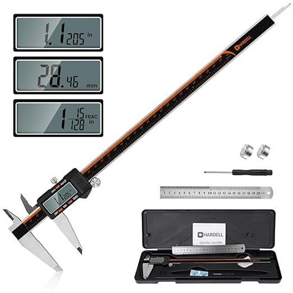 Hardell 12-Inch Digital Stainless Steel Caliper