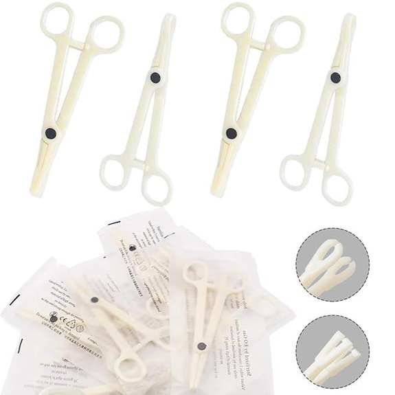 Piercing Clamp Set 20pcs Disposable Plastic Self-Locking