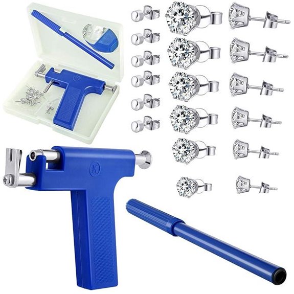 Hicarer Ear and Nose Piercing Kit with Jewelry
