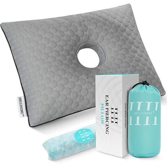 Ear Piercing Pillow with Hole for Ear