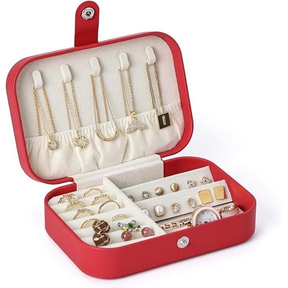 CASEGRACE Travel Jewelry Box for Women and Girls