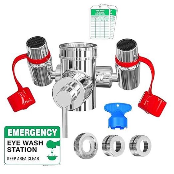 TidyFriend Eye Wash Kit with Faucet Mount