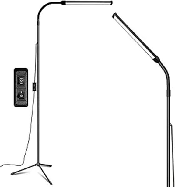 Led Floor Lamp for Eyelash Extensions and Makeup