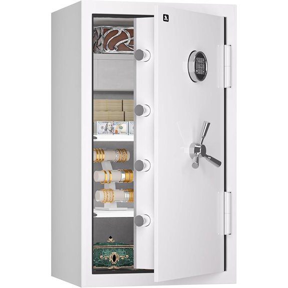 TIGERKING 8.78 Cu Ft Fireproof Waterproof Home Safe