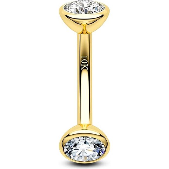 COCHARM Gold Rook Earrings Eyebrow Piercing Jewelry