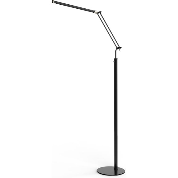 Cocoweb High Powered dimmable LED Floor Lamp - Fled-GPS (Satin Nickel)
