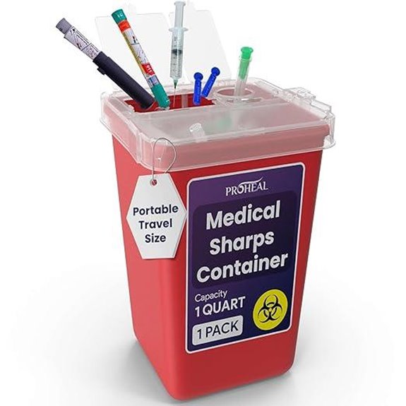 Small Sharps Container for Home Use