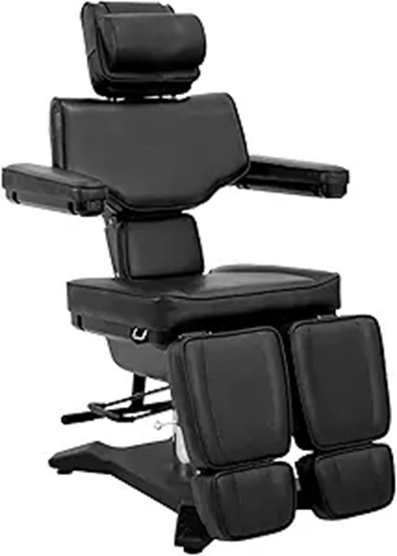 Tatartist Hydraulic Tattoo Bed with 360° Swivel