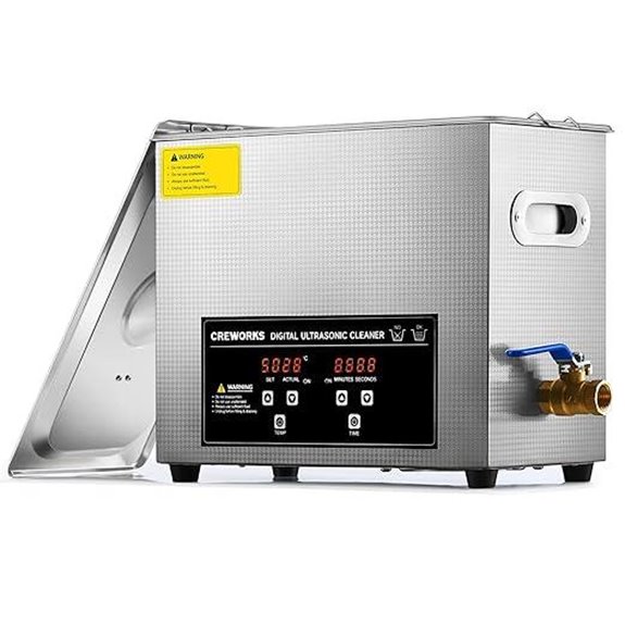 CREWORKS Ultrasonic Jewelry Cleaner with Heater and Timer