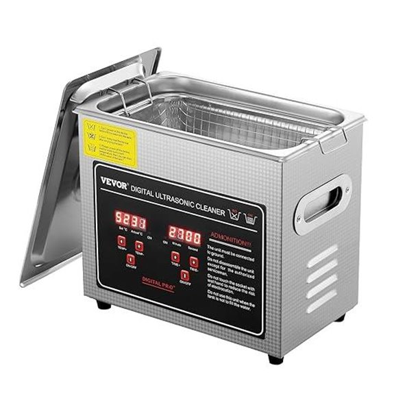 VEVOR Ultrasonic Jewelry Cleaner with Timer & Heater