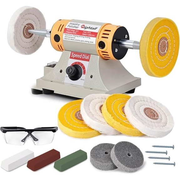 Jewelry Polisher & Buffers Kit with Accessories