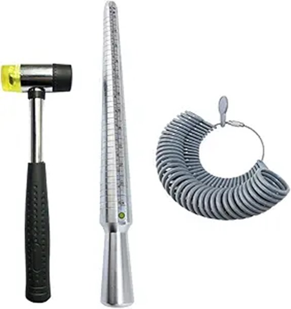 NIUPIKA Ring Sizer Set Jewelry Measuring Tool