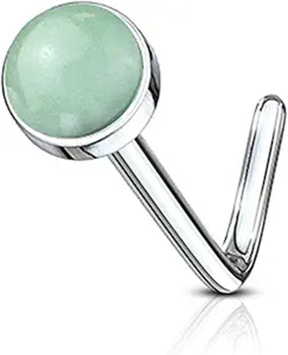 Forbidden Body Jewelry L-Shaped Nose Studs