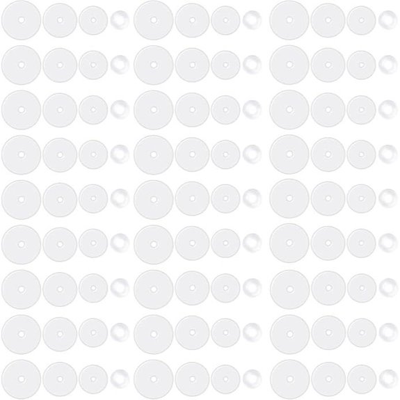 Giantree Clear Piercing Bump Support Discs (100 Packs)