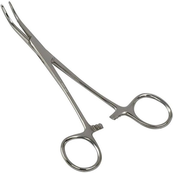 MABIS Kelly Forceps Locking Tweezers (5.5 Inch)