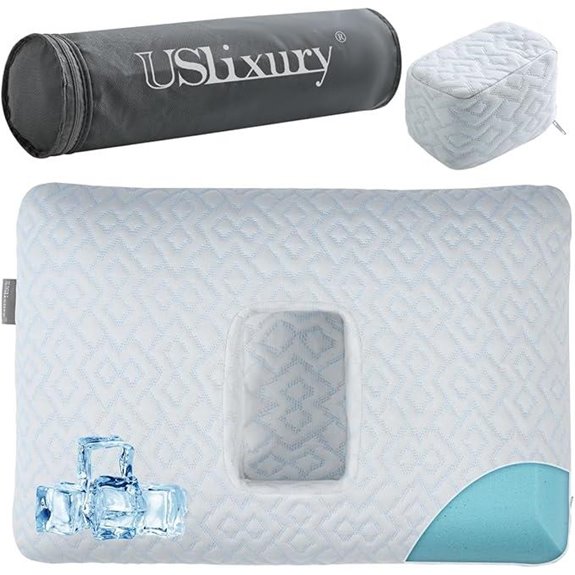 USlixury Ear Piercing Pillow with Foam Plug