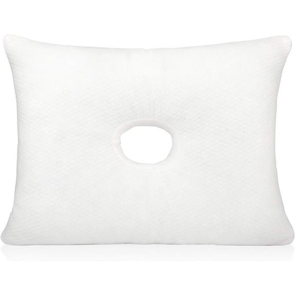 Impresa Memory Foam Pillow with Ear Hole (2 Pack)