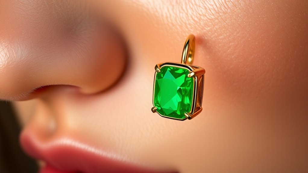 metal gemstone size comfort