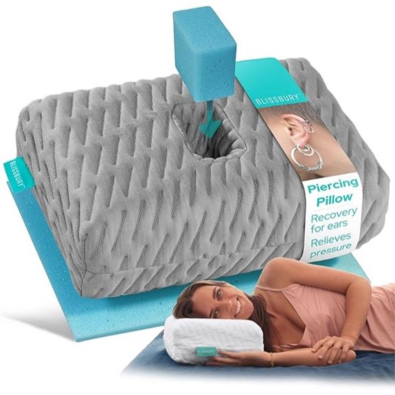 BLISSBURY Mini Ear Pillow for Side Sleepers