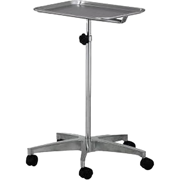 MediChoice Mobile Adjustable Instrument Stand Cart