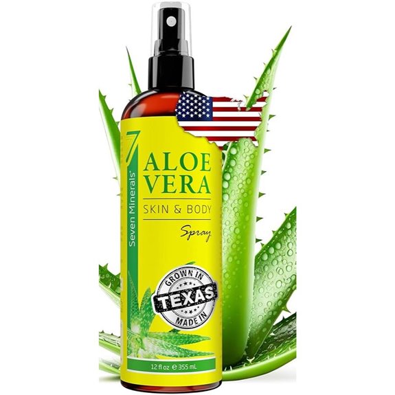 Seven Minerals Organic Aloe Vera Spray (12 fl oz)