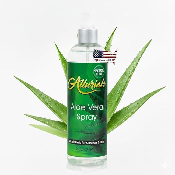 Allurials Organic Aloe Vera Spray 12 Oz