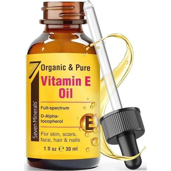 Seven Minerals Organic Vitamin E Oil for Skin & Hair