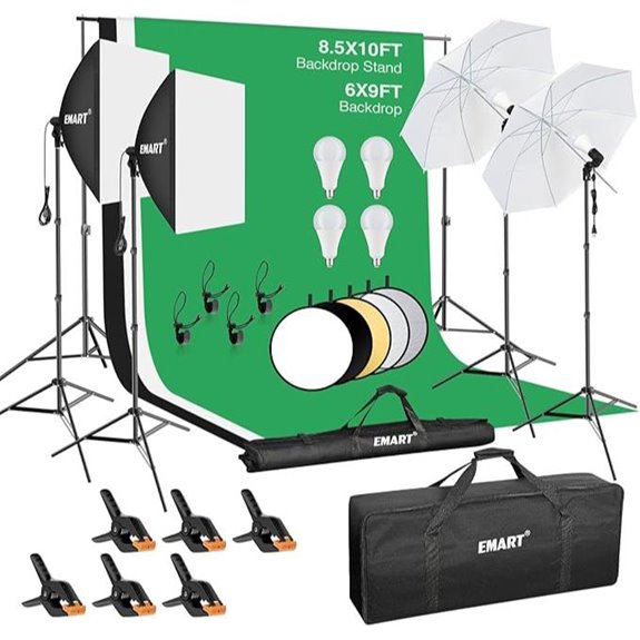 EMART Photography Backdrop & Lighting Support System
