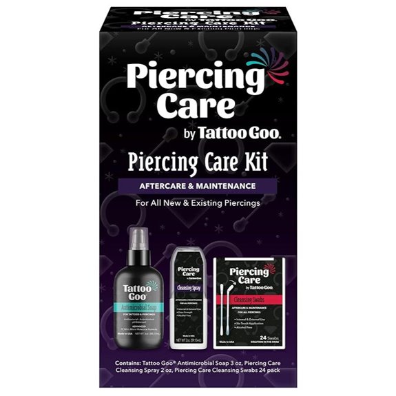 Tattoo Goo Piercing Care Kit (3-Piece Set)