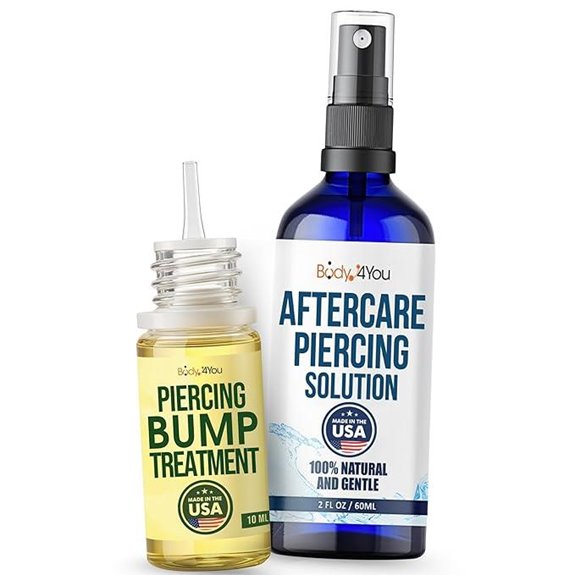 BodyJ4You Piercing Aftercare Kit with Saline Solution