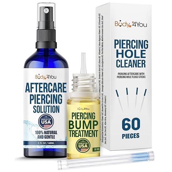 BodyJ4You Piercing Aftercare Spray and Ear Cleaning Kit