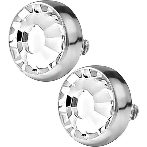 Forbidden Dermal Piercing Kit with CZ and Titanium Bases