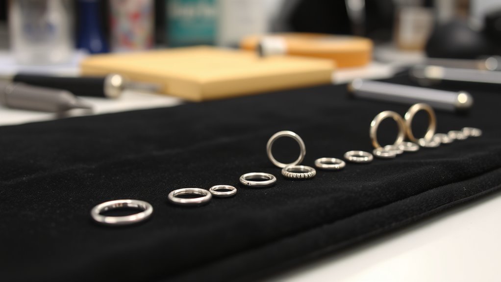 piercing studio jewelry sizing