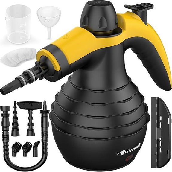 Pressurized Handheld Steam Cleaner with Accessories