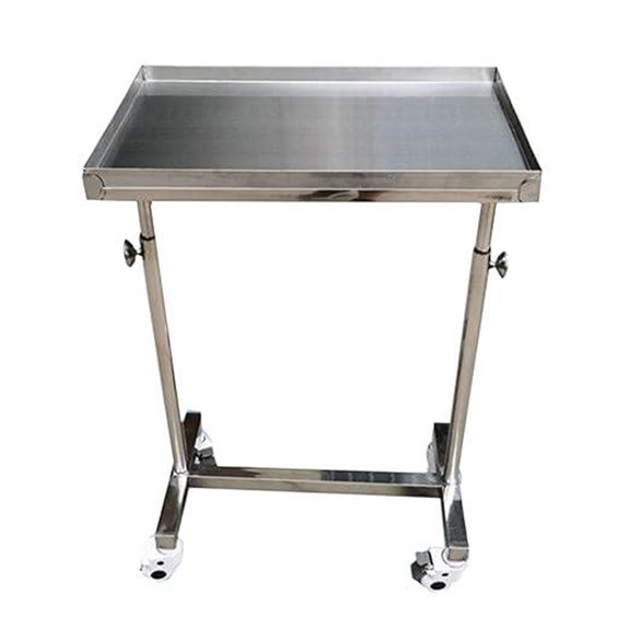 Premium Stainless Steel Salon Rolling Tray with Tools