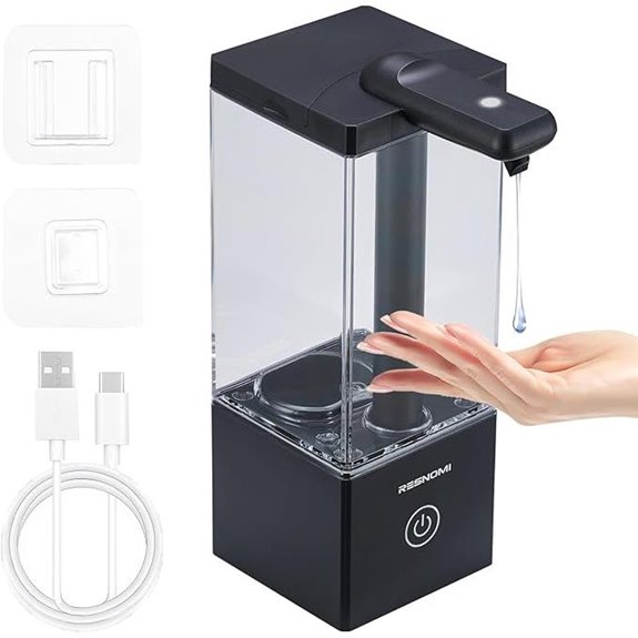 Touchless Automatic Soap Dispenser Wall Mount Rechargeable