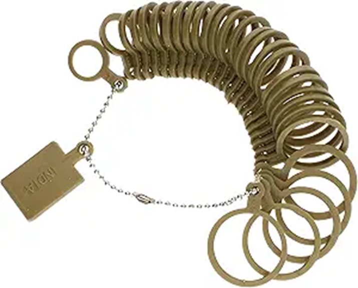 The Beadsmith Finger Gauge for Ring Sizes