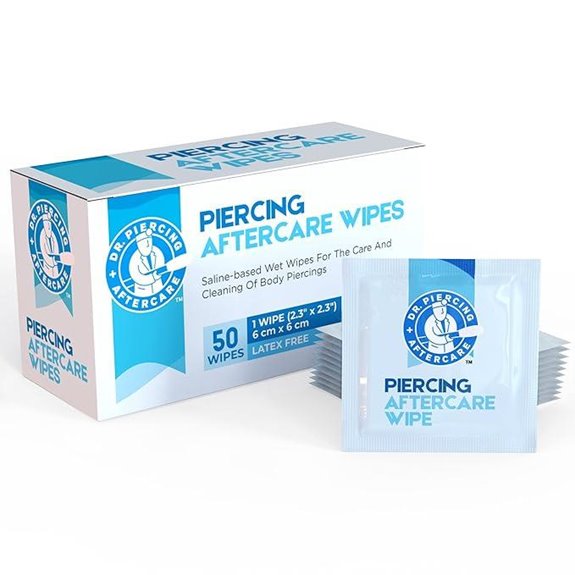Dr. Piercing Aftercare Wipes – Saline Bump & Hole Cleaner