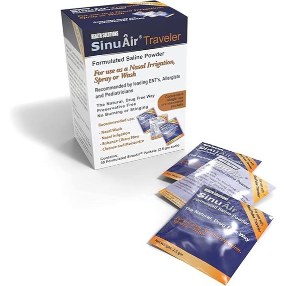 SinuAir Saline Packets for Nasal Irrigation