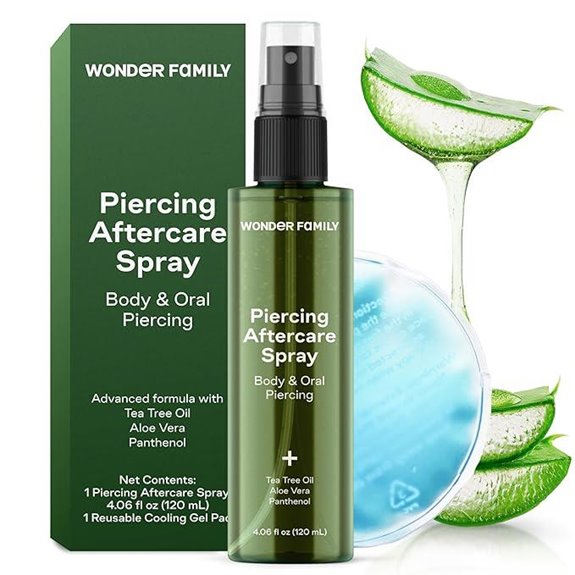 Piercing Aftercare Spray with Saline Panthenol & Tea Tree