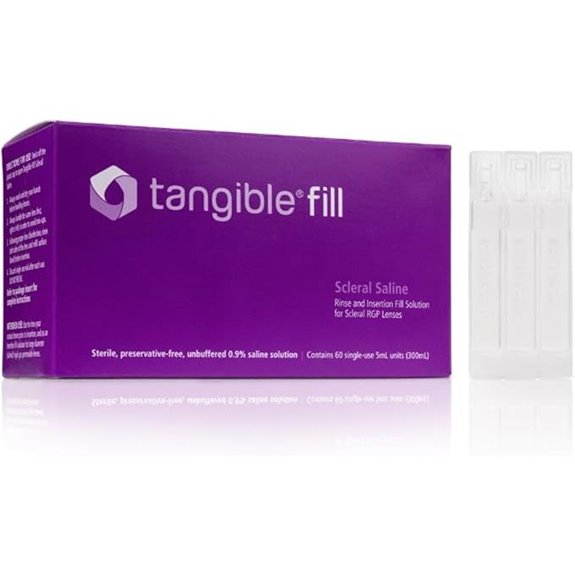 Tangible Fill Saline Solution for Contact Lenses (60 Pack)