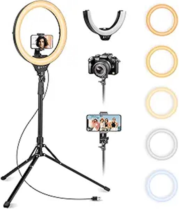Aureday 14 Selfie Ring Light with Tripod