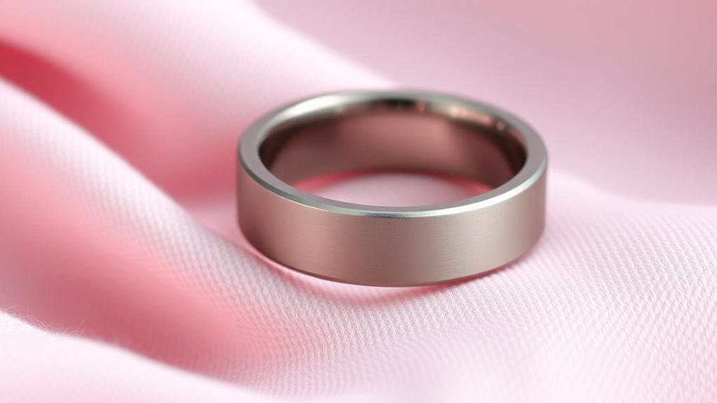 sensitive skin friendly titanium rings
